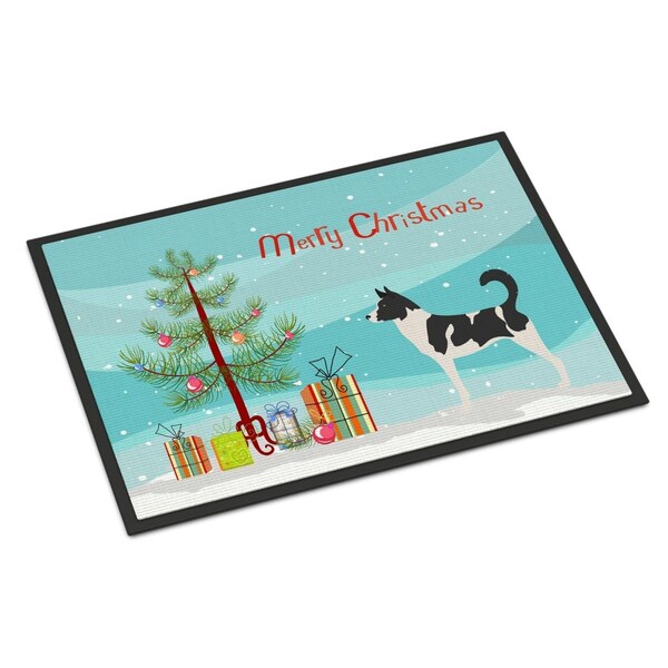 Carolines Treasures Canaan Dog Christmas Indoor or Outdoor Mat, 24 x 36 in. BB8491JMAT - main